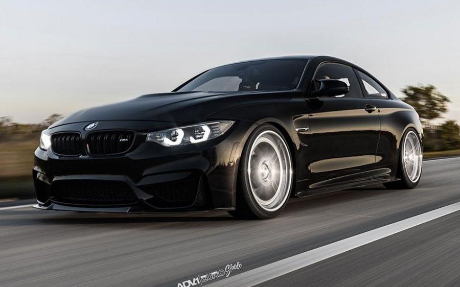 BMW M4 Coupe Mineral Grey Metallic by EuroStable on ADV.1 Wheels (ADV5.2 TRACK SPEC) '2018